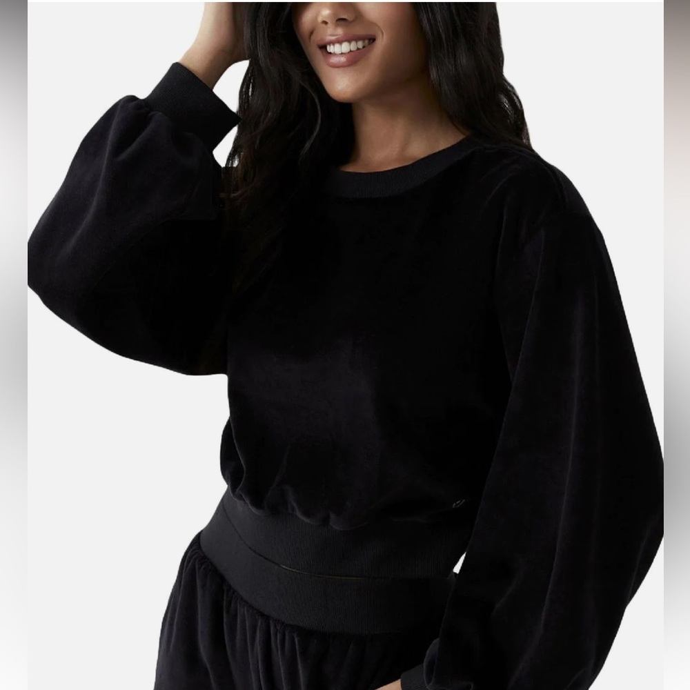 True Religion velvet cotton sweater